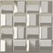 Ekena Millwork 19 5/8in. W x 19 5/8in. H Baile EnduraWall Decorative 3D Wall Panel Covers 2.67 Sq. Ft. WP20X20BABCR - alternate 1